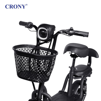 JL005-02 Small Electric City Bike Electric Pedal Bike, Top Speed 25kmh, 30km Range, 500W