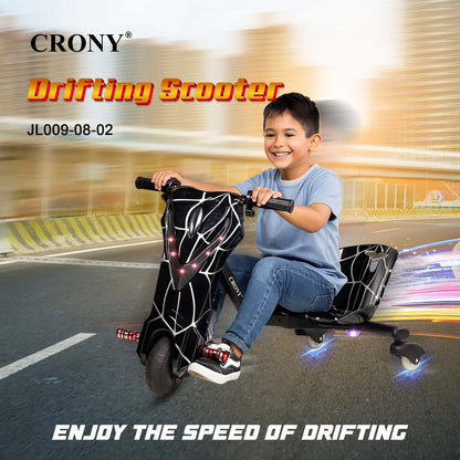JL009-8-02 6.5 inch V-type drift Drift Kick Small for kids Electric Pedal Bike, Top Speed 20kmh, 10km Range, 180W