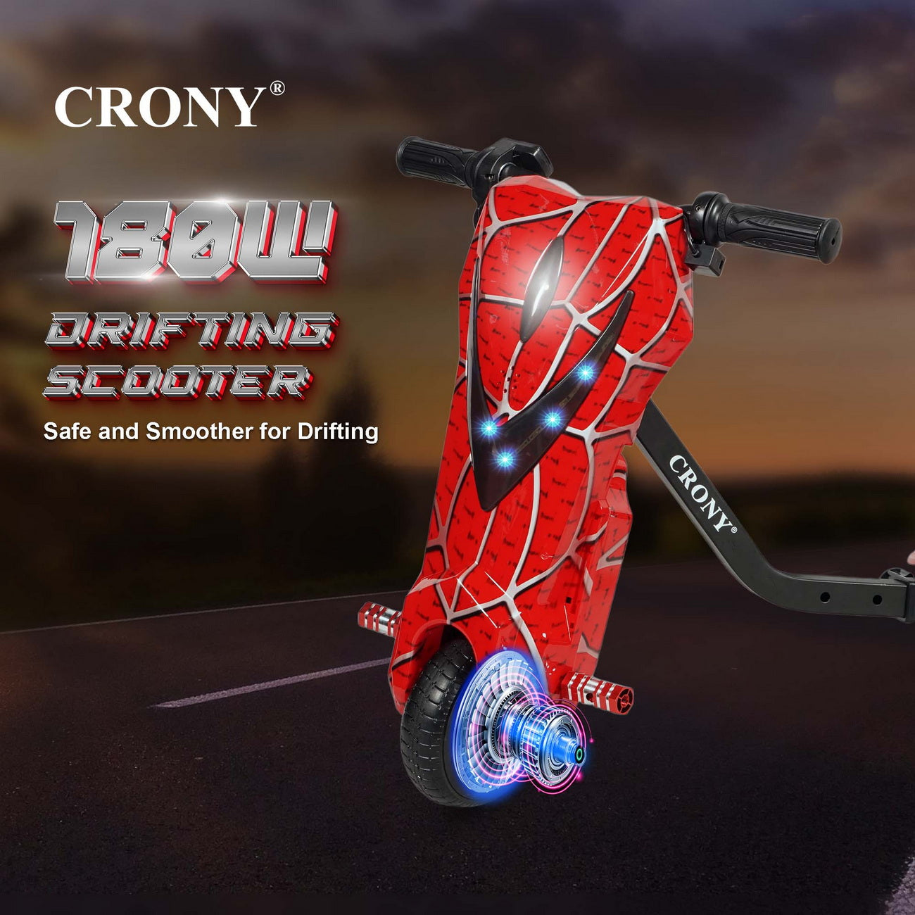 JL009-8-02 6.5 inch V-type drift Drift Kick Small for kids Electric Pedal Bike, Top Speed 20kmh, 10km Range, 180W
