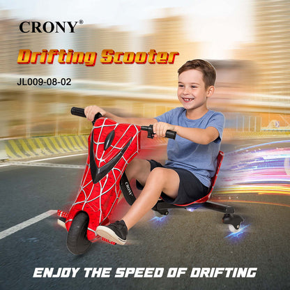 JL009-8-02 6.5 inch V-type drift Drift Kick Small for kids Electric Pedal Bike, Top Speed 20kmh, 10km Range, 180W