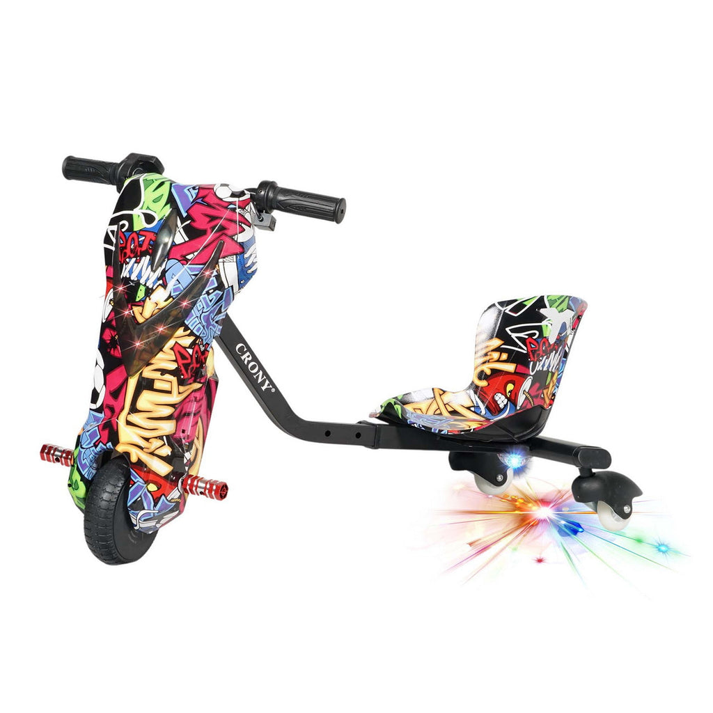 CRONY JL009-8-02 6.5 inch V-type drift Drift Kick Small for kids Electric Pedal Bike, Top Speed 20kmh, 10km Range, 180W