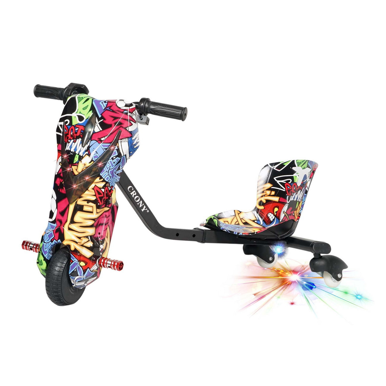 JL009-8-02 6.5 inch V-type drift Drift Kick Small for kids Electric Pedal Bike, Top Speed 20kmh, 10km Range, 180W