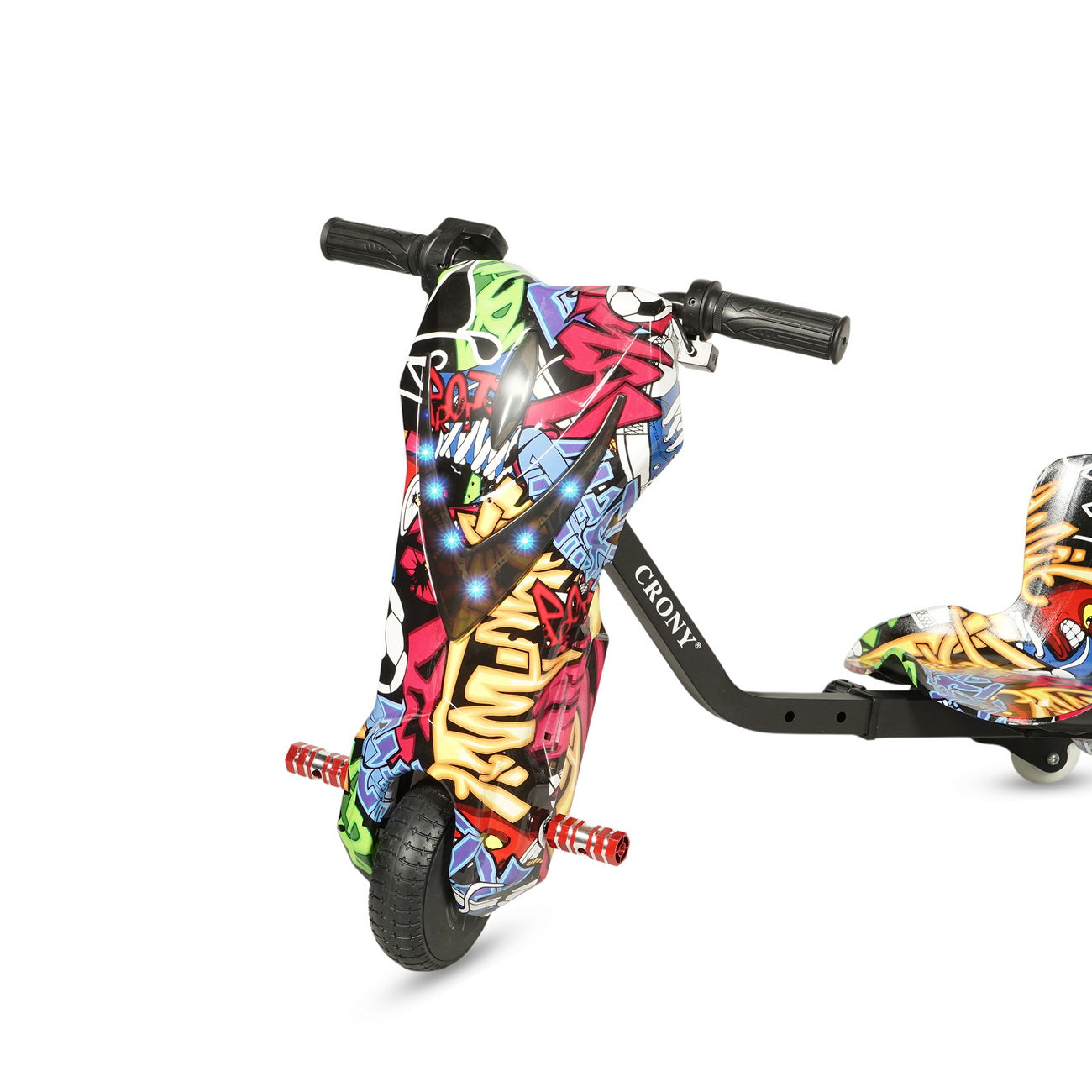 JL009-8-02 6.5 inch V-type drift Drift Kick Small for kids Electric Pedal Bike, Top Speed 20kmh, 10km Range, 180W