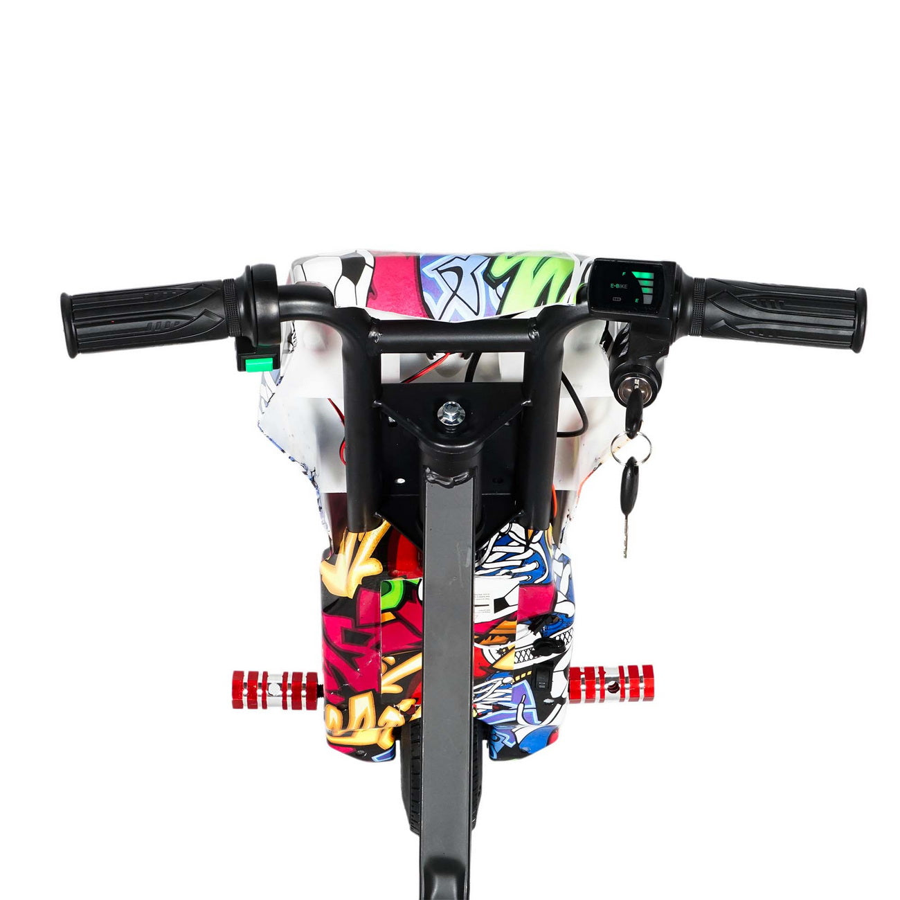 JL009-8-02 6.5 inch V-type drift Drift Kick Small for kids Electric Pedal Bike, Top Speed 20kmh, 10km Range, 180W