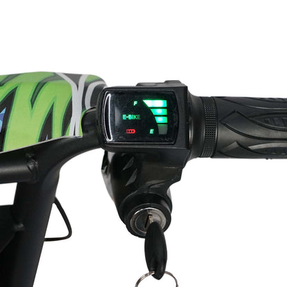 JL009-8-02 6.5 inch V-type drift Drift Kick Small for kids Electric Pedal Bike, Top Speed 20kmh, 10km Range, 180W