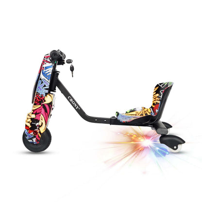 JL009-8-02 6.5 inch V-type drift Drift Kick Small for kids Electric Pedal Bike, Top Speed 20kmh, 10km Range, 180W