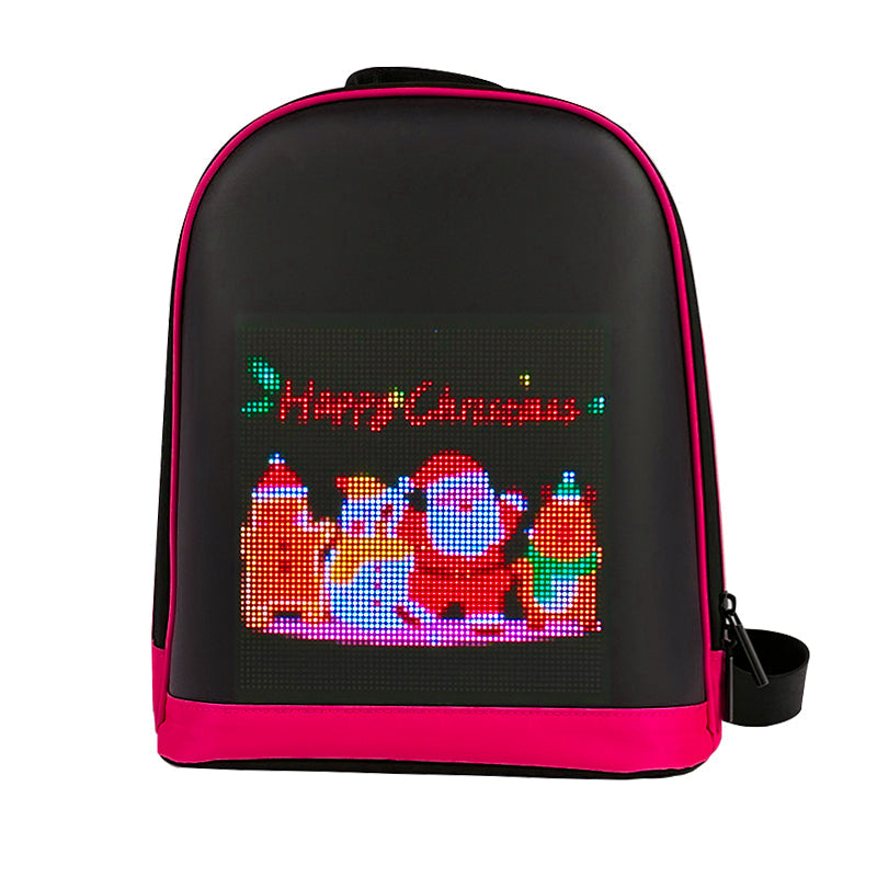 CRONY LED display backpack R1 Riding backpack with customizable programmable smart light-up digital display