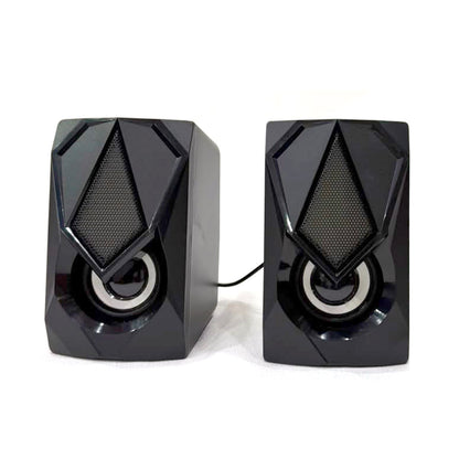 FT-169 N-19 MINI 2.0 USB Desktop Speaker Dual Speaker RGB Lighting Multimedia Computer Speaker