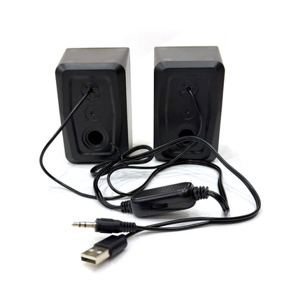 FT-169 N-19 MINI 2.0 USB Desktop Speaker Dual Speaker RGB Lighting Multimedia Computer Speaker
