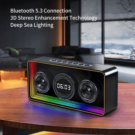 FT-K10-2.1-BT K10 2.1 Channel Bluetooth Speaker 40W High Power Built-in 8000mAh Battery Portable Mini Speaker with RGB Light Bluetooth 5.3 4-Hour Playback