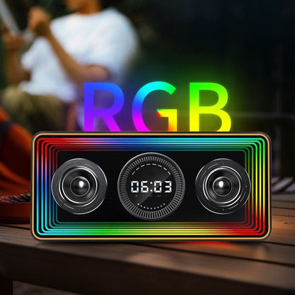 FT-K10-2.1-BT K10 2.1 Channel Bluetooth Speaker 40W High Power Built-in 8000mAh Battery Portable Mini Speaker with RGB Light Bluetooth 5.3 4-Hour Playback