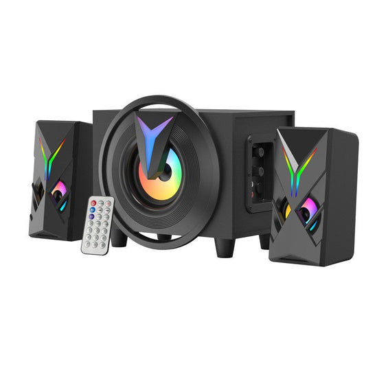 K10-9005ACBT 2.1 Channel Multimedia Bluetooth Speaker 10W+5Wx2 USB Powered RGB Light
