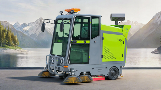 YX-G22D Electric Road Sweeper Airport Cleaning Vehicle Sweeping Machine Electric Fog Cannon Garbage Truck