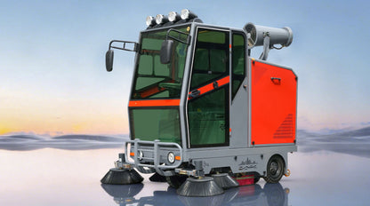 YX-G20E Electric Street Sweeper 2050mm Sweeping Width 9000-16000㎡/h Efficiency 48V Drive High-Pressure Pump Intelligent Control
