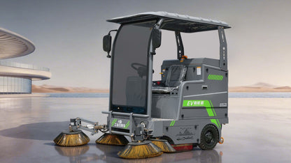 YX-16A 5-Brush Electric Street Sweeper 2200mm Sweeping Width 9000-16000㎡/h Efficiency 48V Drive Intelligent Control