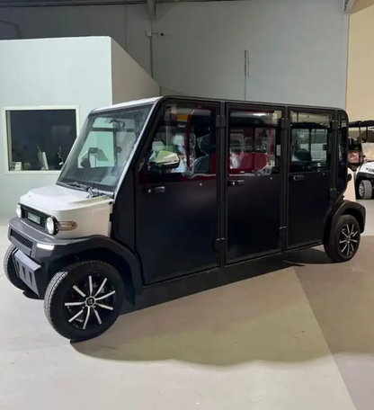 Megawheels LT AC Golf Car With Enclosed Doors  6 Seater Electric Mini Car