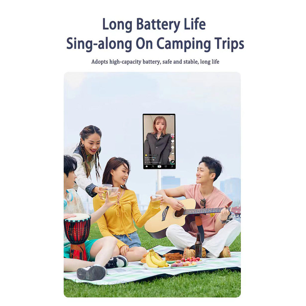 Crony TX24-1 24inch Smart Interactive Mobile Screen Swivel Screen 10000mAh Battery Advertising display