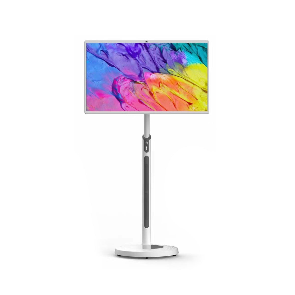 CRONY TX32-1 mobile display 32 Inch Wheeled Portable Monitor with Touch 1080p Built-in Battery Speakers Bluetooth Enabled Advertising display
