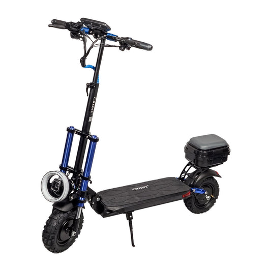 V18 Electric Kick Foldable Adult Personal Mobility Scooter Electric Pedal Bike, Top Speed 25kmh, 60km Range, 1500W X2 Electric scooter
