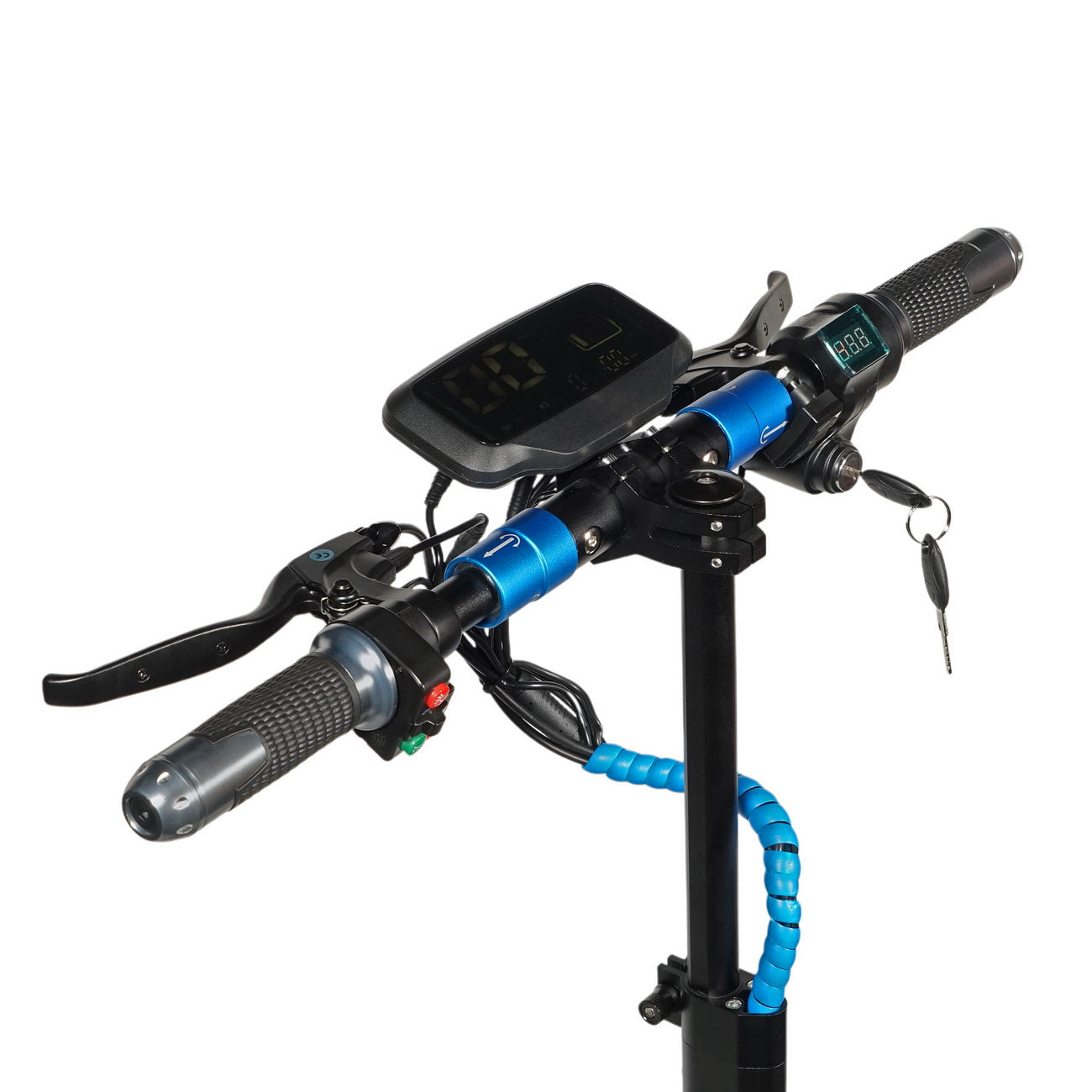 V18 Electric Kick Foldable Adult Personal Mobility Scooter Electric Pedal Bike, Top Speed 25kmh, 60km Range, 1500W X2 Electric scooter