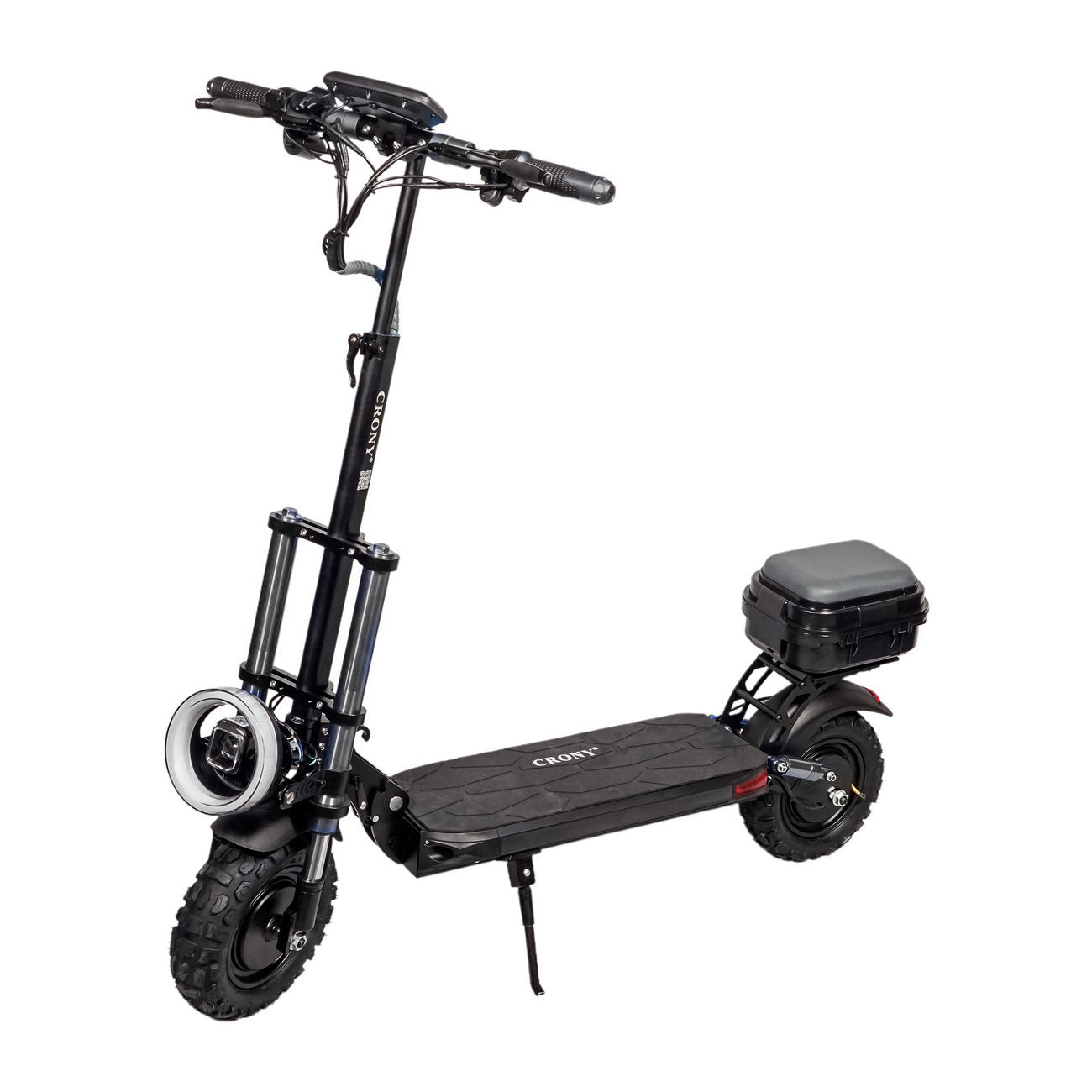 V18 Electric Kick Foldable Adult Personal Mobility Scooter Electric Pedal Bike, Top Speed 25kmh, 60km Range, 1500W X2 Electric scooter