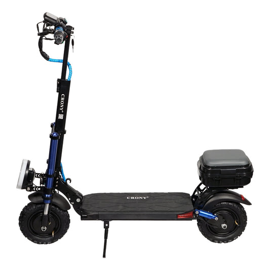 V18 Electric Kick Foldable Adult Personal Mobility Scooter Electric Pedal Bike, Top Speed 25kmh, 60km Range, 1500W X2 Electric scooter