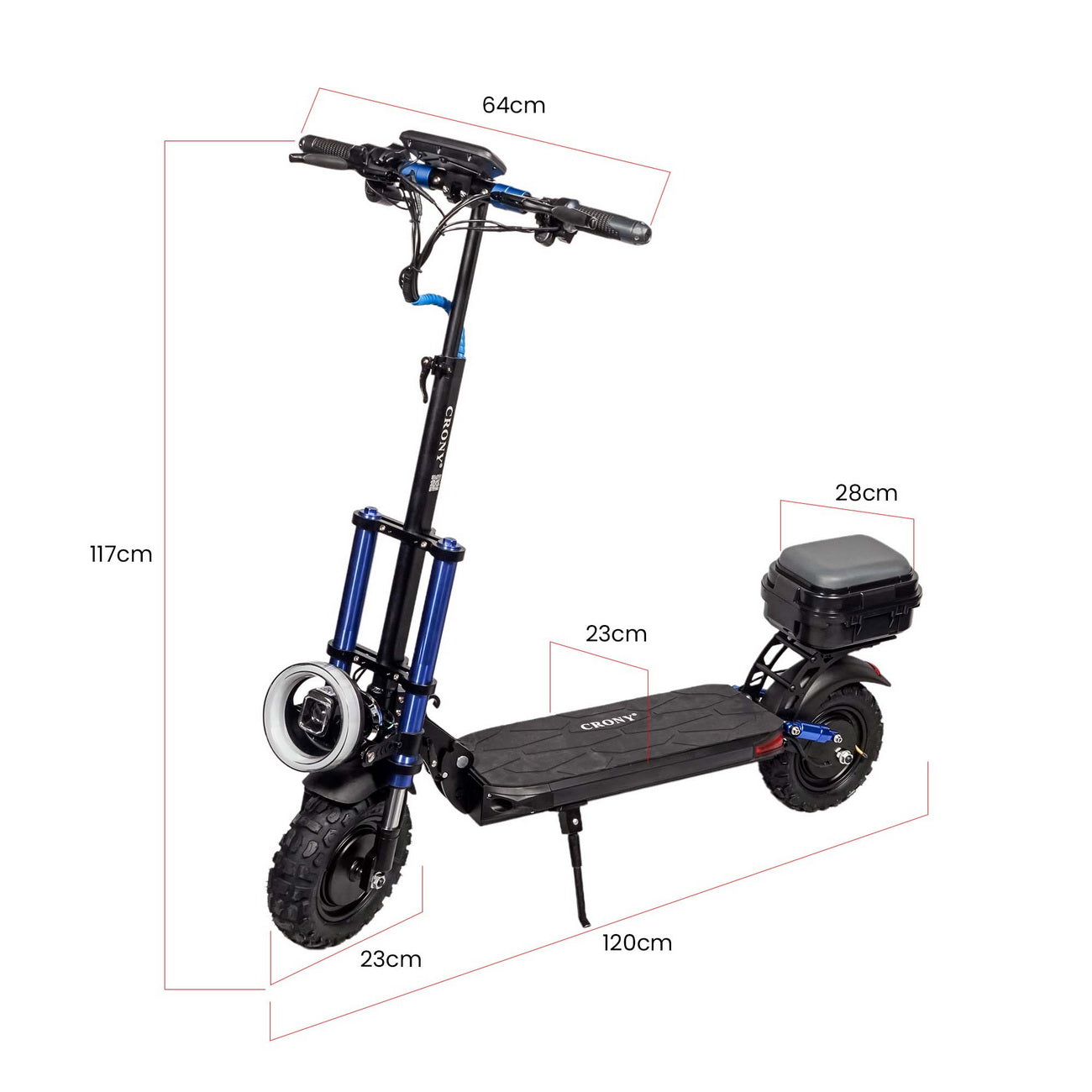 V18 Electric Kick Foldable Adult Personal Mobility Scooter Electric Pedal Bike, Top Speed 25kmh, 60km Range, 1500W X2 Electric scooter