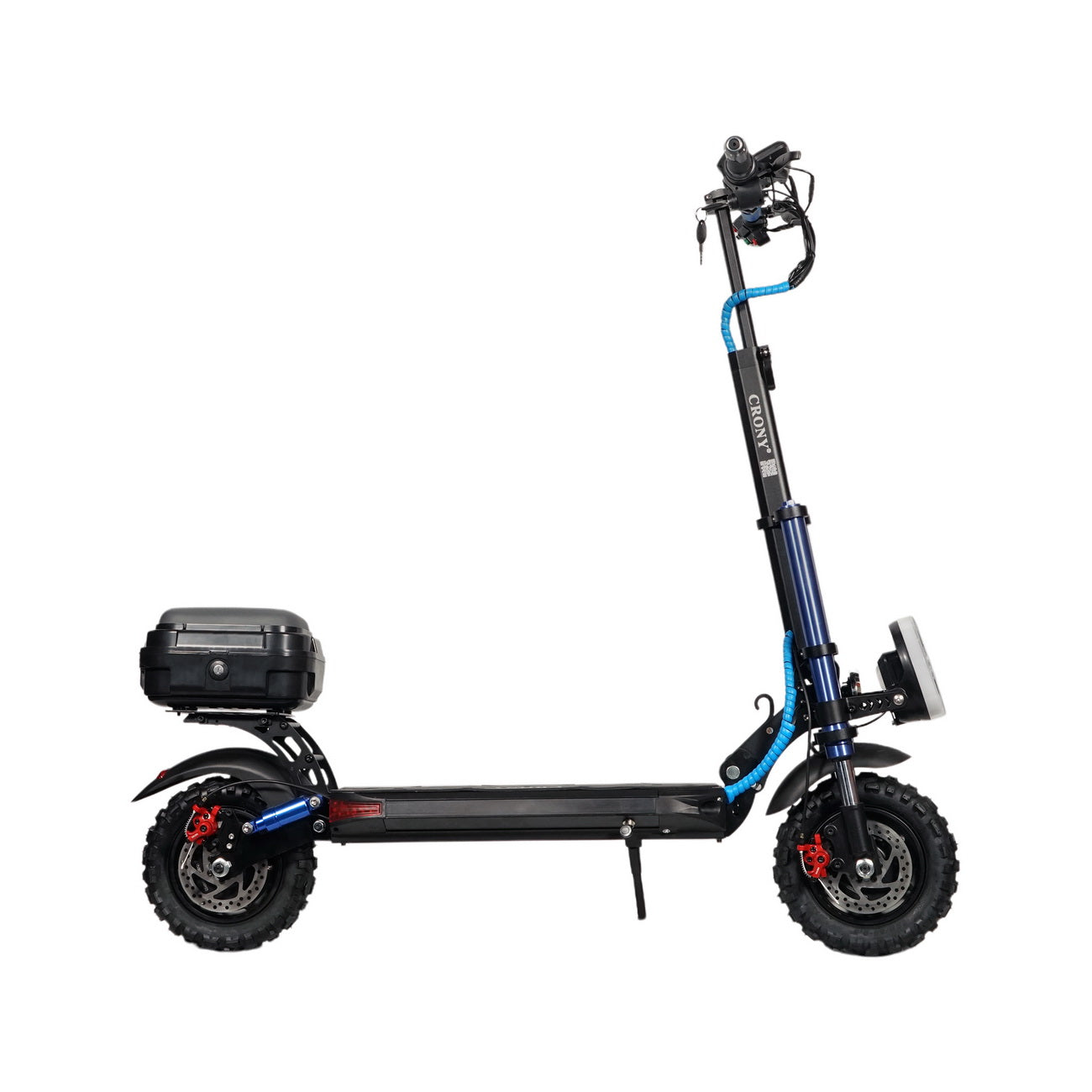 V18 Electric Kick Foldable Adult Personal Mobility Scooter Electric Pedal Bike, Top Speed 25kmh, 60km Range, 1500W X2 Electric scooter