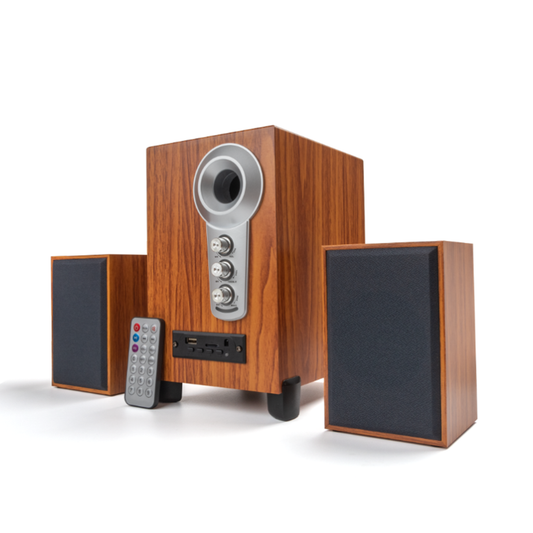 FT-C6BT Bluetooth Multimedia Speaker USB Powered 2.1 Channel Desktop Speaker with Remote Control