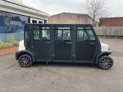 Megawheels LT AC Golf Car With Enclosed Doors  6 Seater Electric Mini Car