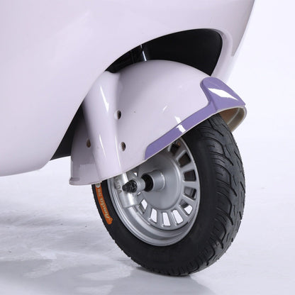 V8 Megawheels Premium 60 V Urban Roof Covered Back Electric Scooter Tricycle for 3 Passengers 2000W