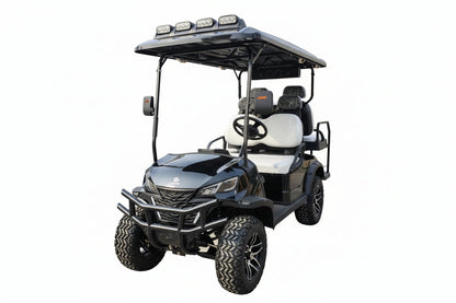 Megawheels Signature Lifted 6 Seater Off Road Golf Cart Front Facing 60 V With Mag Wheels & Warranty