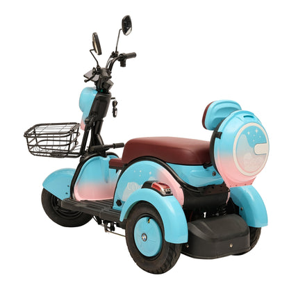 X3A Electric tricycle Mobility Vehicle Max Speed 25km/h, 40km Range, 600W Motor