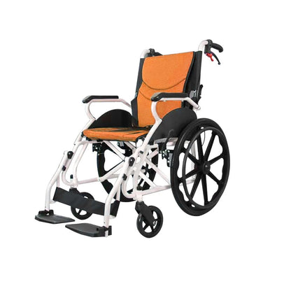 6012-20 Hand-pushed Collapsible wheelchair With toilet Convenient four-brake folding Wheelchairs
