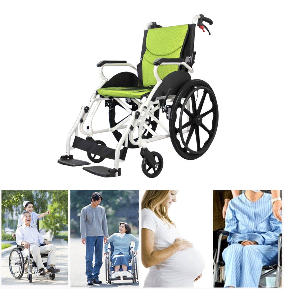 6012-20 Hand-pushed Collapsible wheelchair With toilet Convenient four-brake folding Wheelchairs