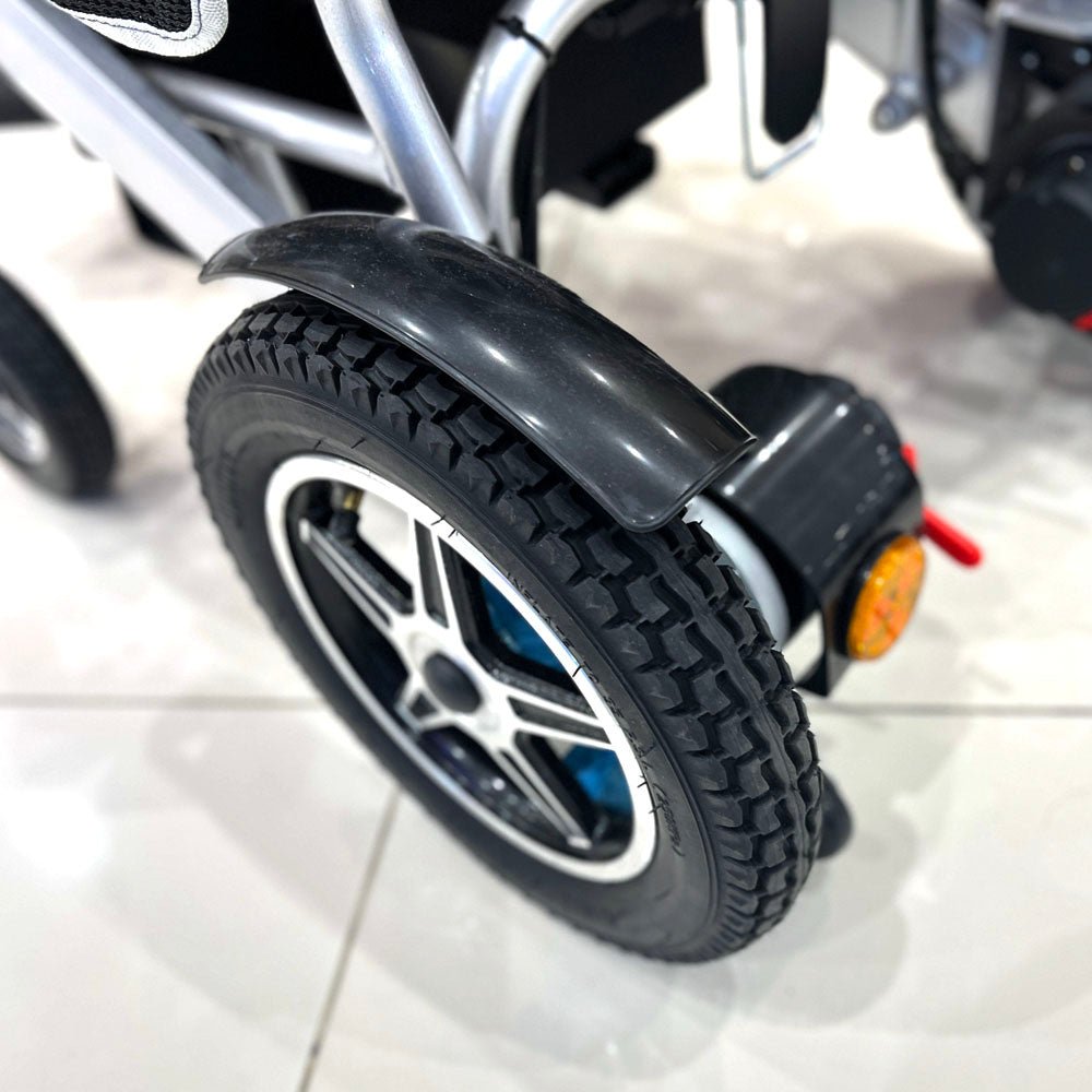 6019 Electric wheelchair High back with flatlay Electric Wheelchair for Adults All Terrain Lightweight Foldable Wheelchairs