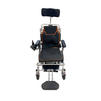 6019 Electric wheelchair High back with flatlay Electric Wheelchair for Adults All Terrain Lightweight Foldable Wheelchairs