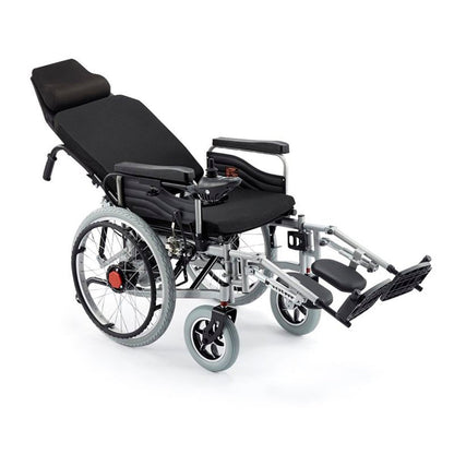 CN-6005 Electric wheelchair with flatlay Fully Lying Backrest Electric Wheelchair speed 6Km / H