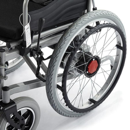 CN-6005 Electric wheelchair with flatlay Fully Lying Backrest Electric Wheelchair speed 6Km / H