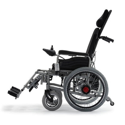 CN-6005 Electric wheelchair with flatlay Fully Lying Backrest Electric Wheelchair speed 6Km / H