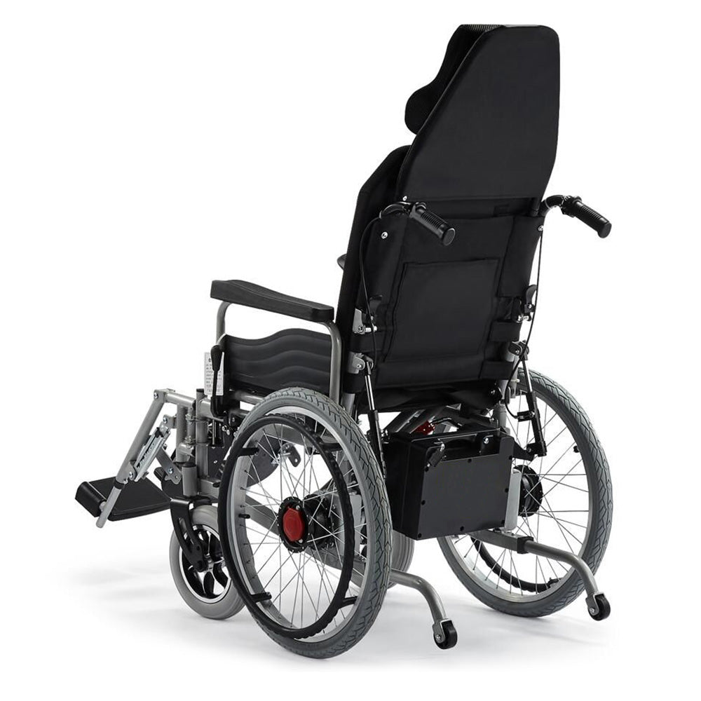 CN-6005 Electric wheelchair with flatlay Fully Lying Backrest Electric Wheelchair speed 6Km / H