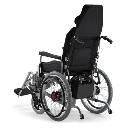CN-6005 Electric wheelchair with flatlay Fully Lying Backrest Electric Wheelchair speed 6Km / H