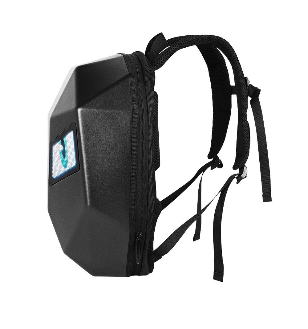 CRONY Iron Man LED Display Backpack Upgrade Iron Man LED Backpack Screen Knight Riding Backpack Cool Travel Bag Scooter Bag