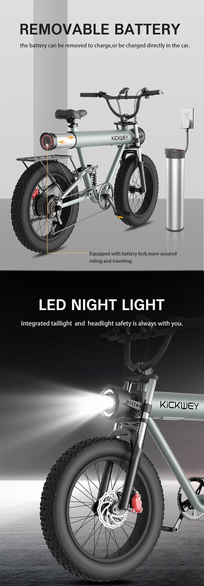 K20 Plus Electric Bicycle  Mountain Electric Bike 1000W 10AH Electric Style Bike Outdoor Entertainment Snow