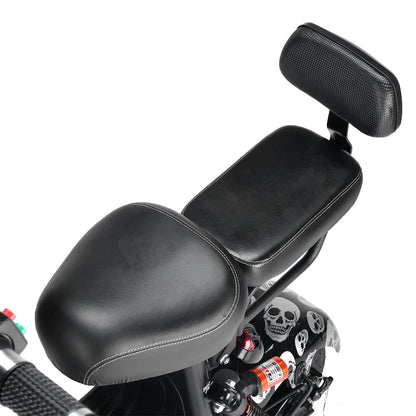 Small two seat big tires with BT two wheels adult Camouflage Blue Harley-style motorcycle
