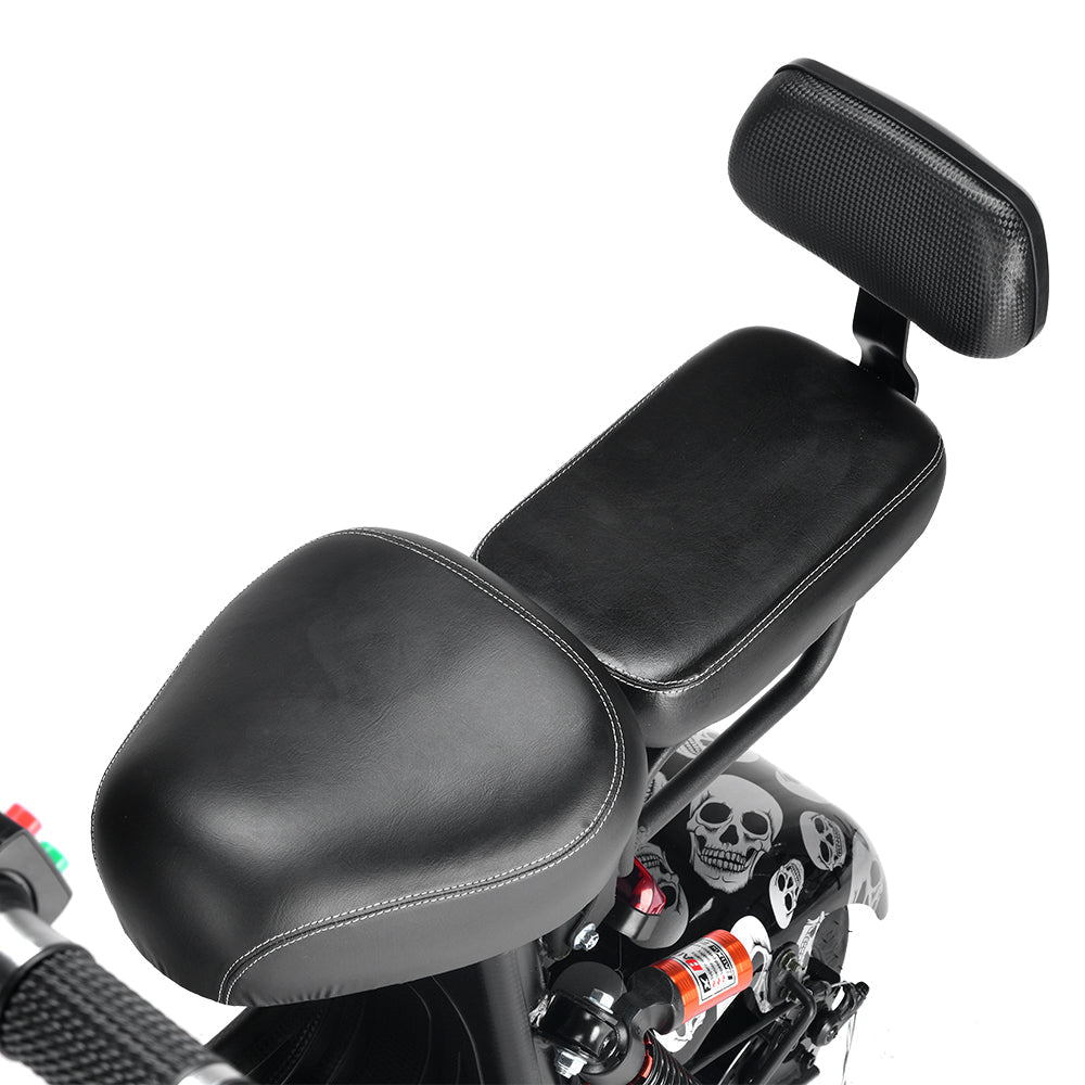Small two seat big tires with BT two wheels adult  USA Flag Harley-style motorcycle