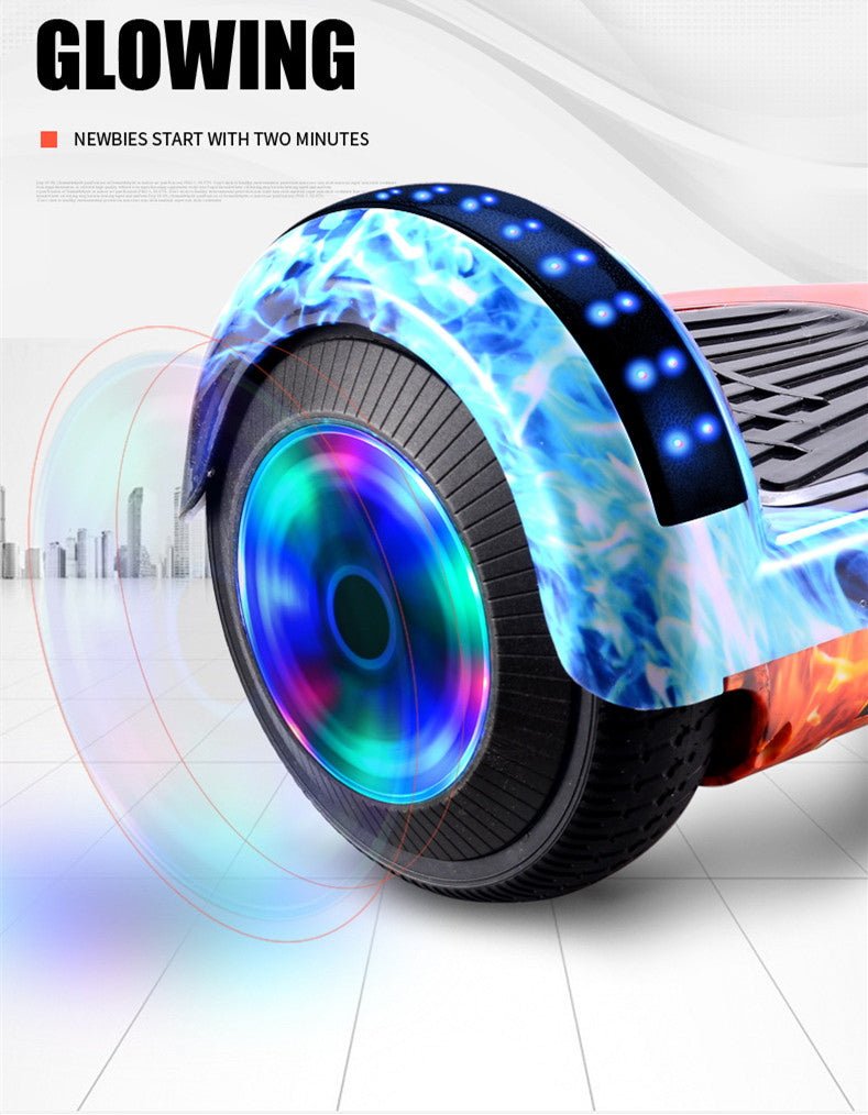D1+BT+Light+Cartoon 6.5 inch Electric Kick Scooter Electric Pedal Bike, Top Speed 12kmh Electric scooter