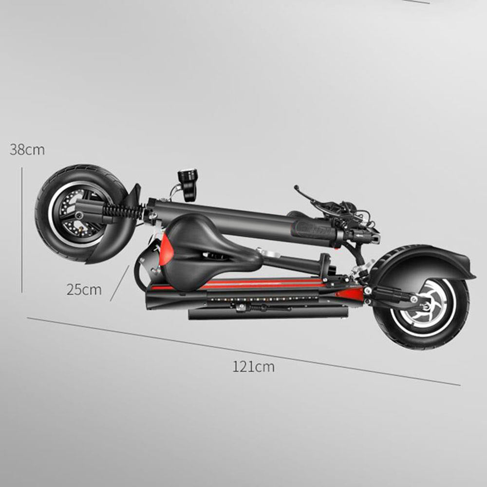 CRONY V10-Jipu Fast Speed E-scooter 10inch max speed 1200W 65km/h Fast Speed E-bike electric scooter - Edragonmall.com