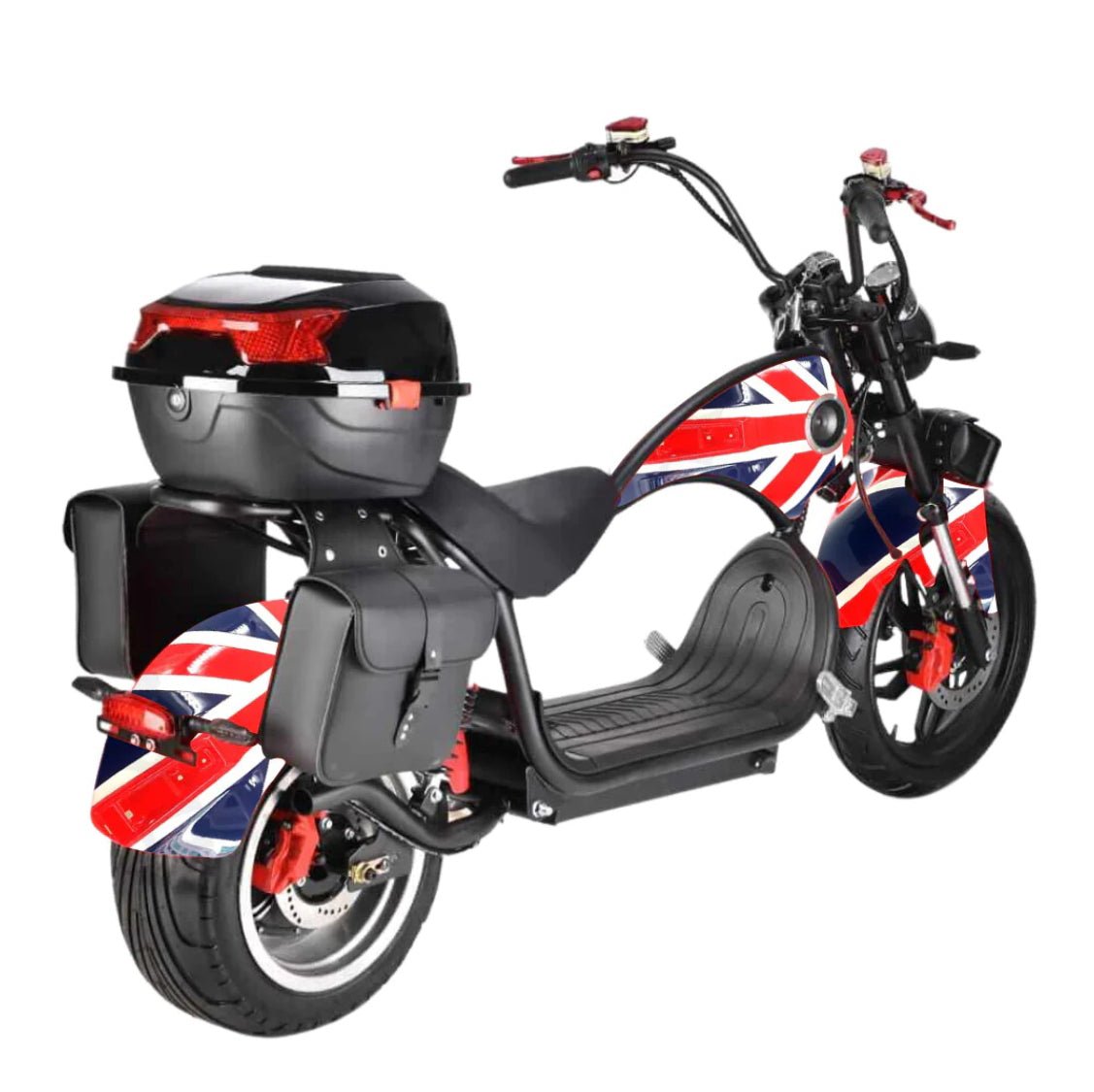 X1  Adult  with 4 Rear Luggage Boxes for Delivery Commute Harley-style motorcycle
