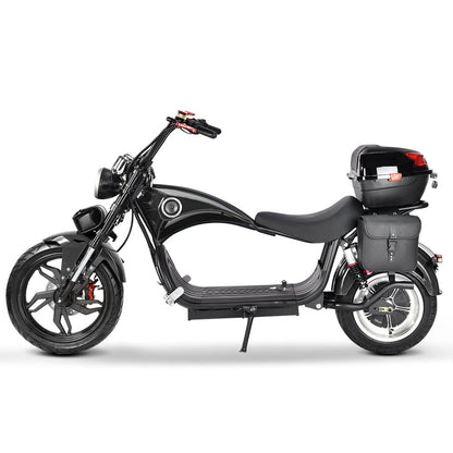 X1  Adult  with 4 Rear Luggage Boxes for Delivery Commute Harley-style motorcycle